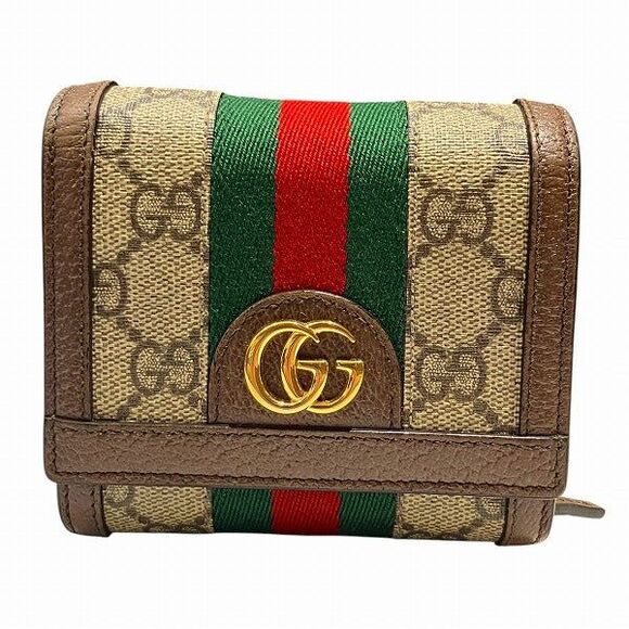 Gucci Ophidia GG Supreme Wallet - Picture 1 of 9